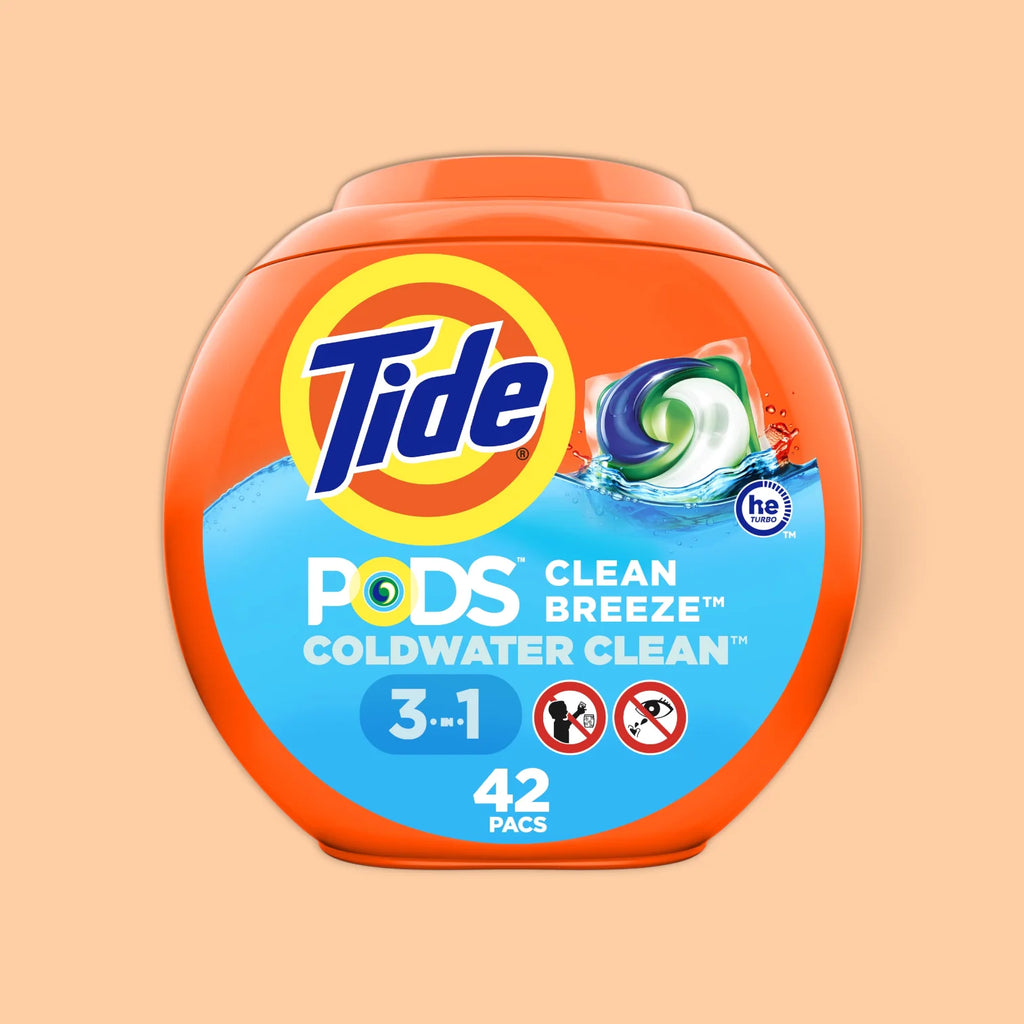 Tide pods 3 in 1 clean breeze 42 PCS