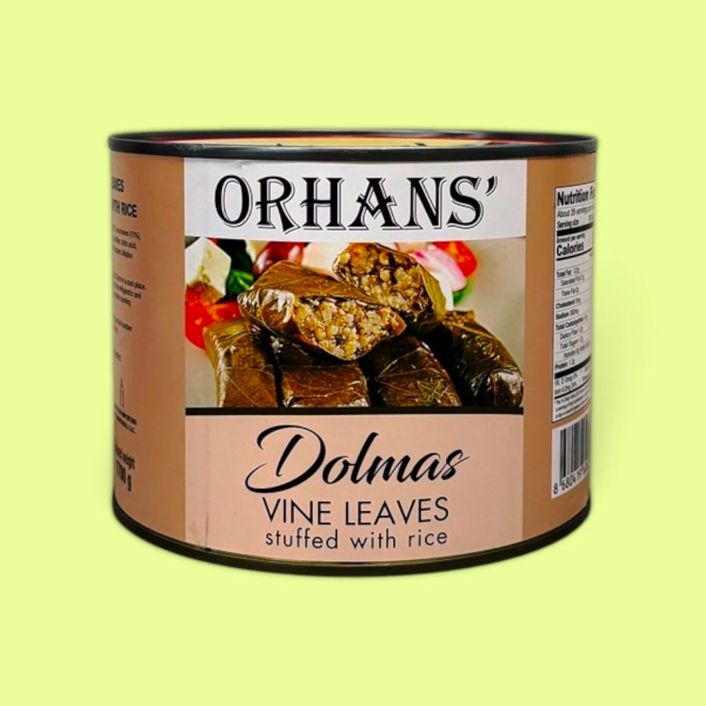 ORHANS DOLMAS VINE LEAVES 6.25 LB