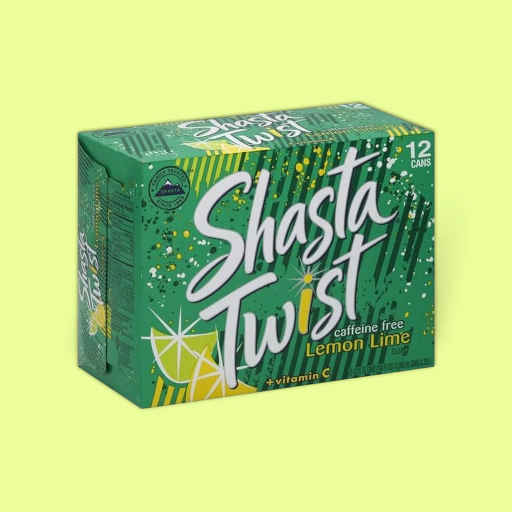 SHASTA LEMON LIME T 2/12PK/12 OZ