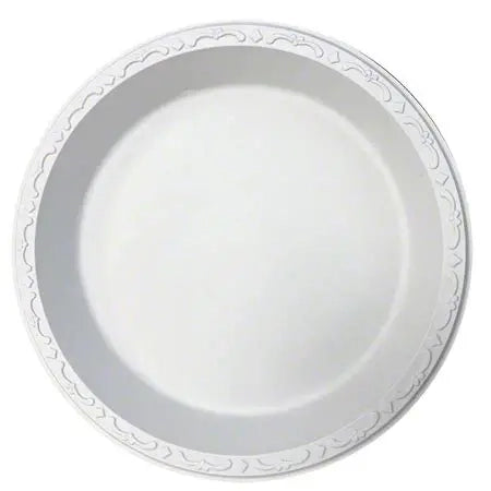 9" PLATES, 1-COMP, MFPP IVORY