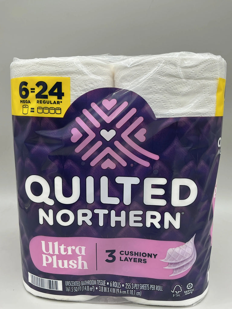 ULTRA PLUSH  BATH TISSUE - QUILTED NORTHERN
