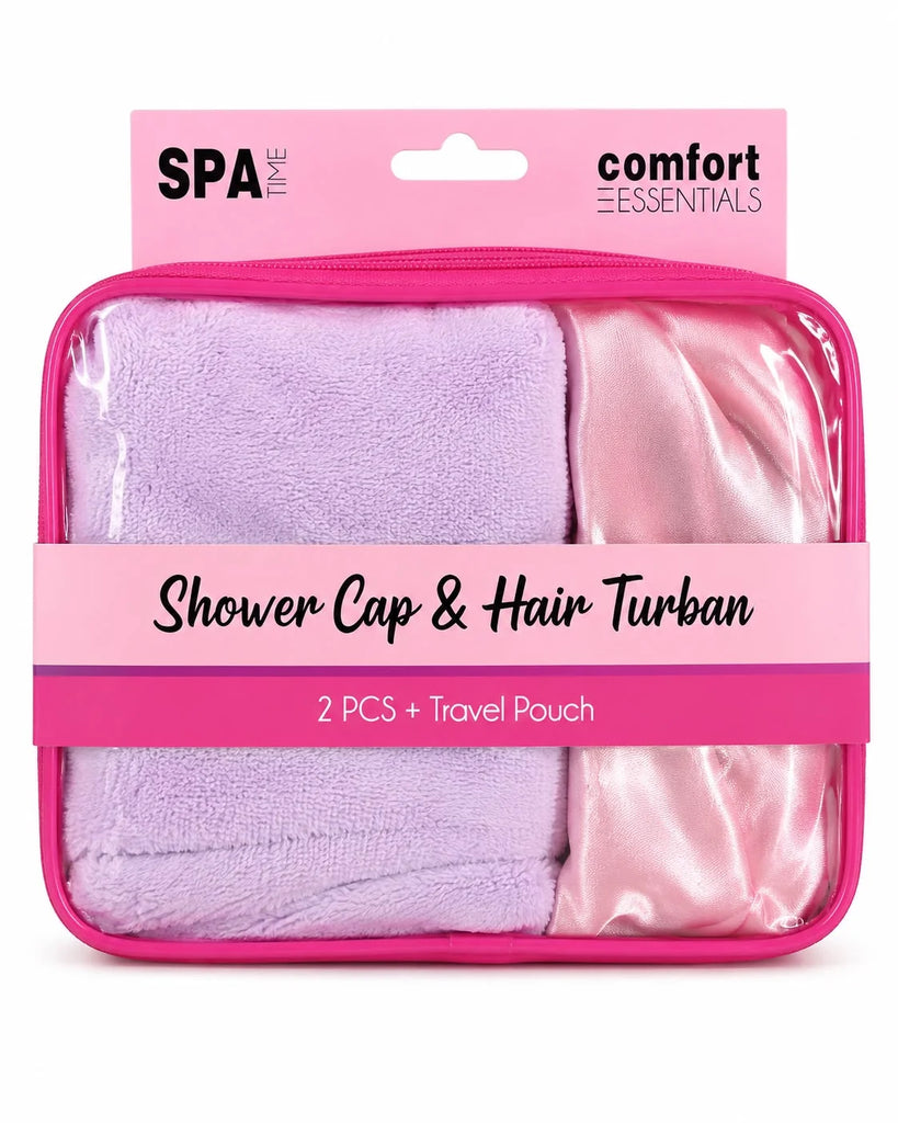 SHOWER CAP & HAIR TURBAN