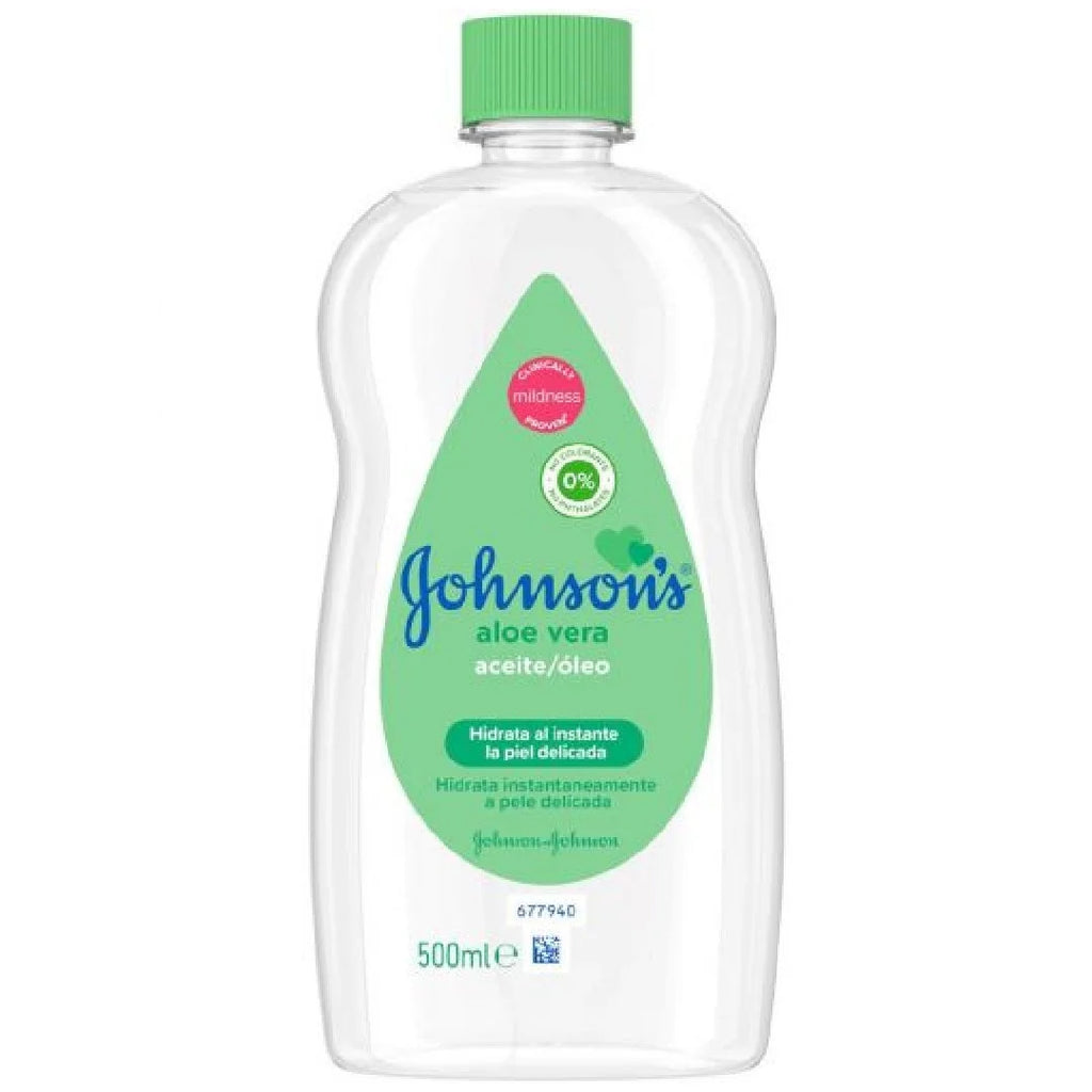 JOHNSONS ALOE VERA BABY OIL 500 ML