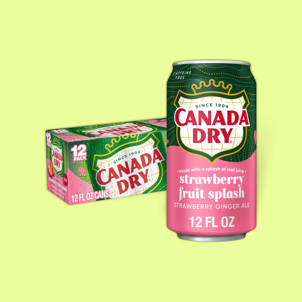 CANADA DRY GINGERALE STRAWBERRY 12/12 OZ