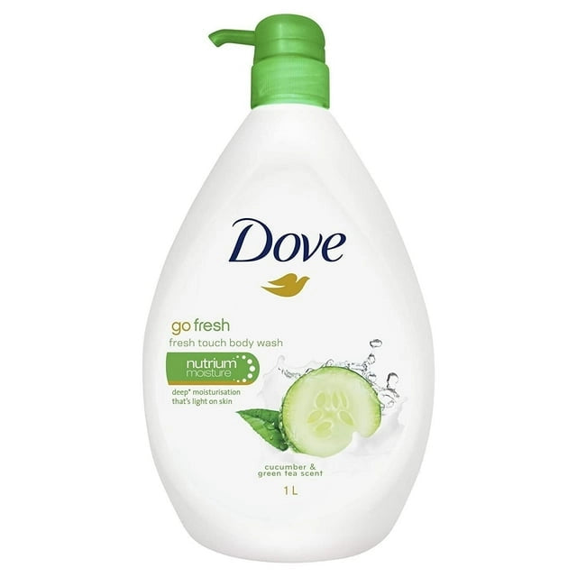 DOVE BODY WASH REFRESHING CUCUMBER 1000 ML