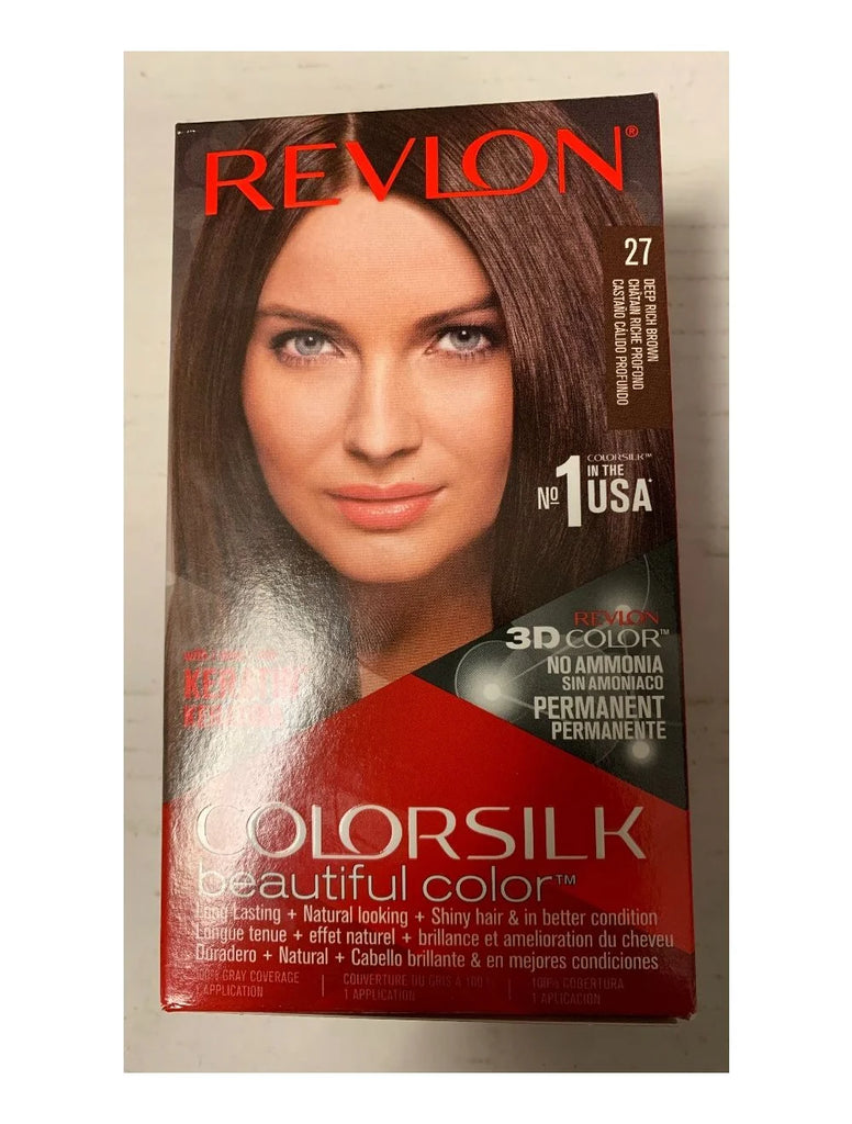 REVLON COLORSILK 27 DEEP RICH BROWN 59.1 ML