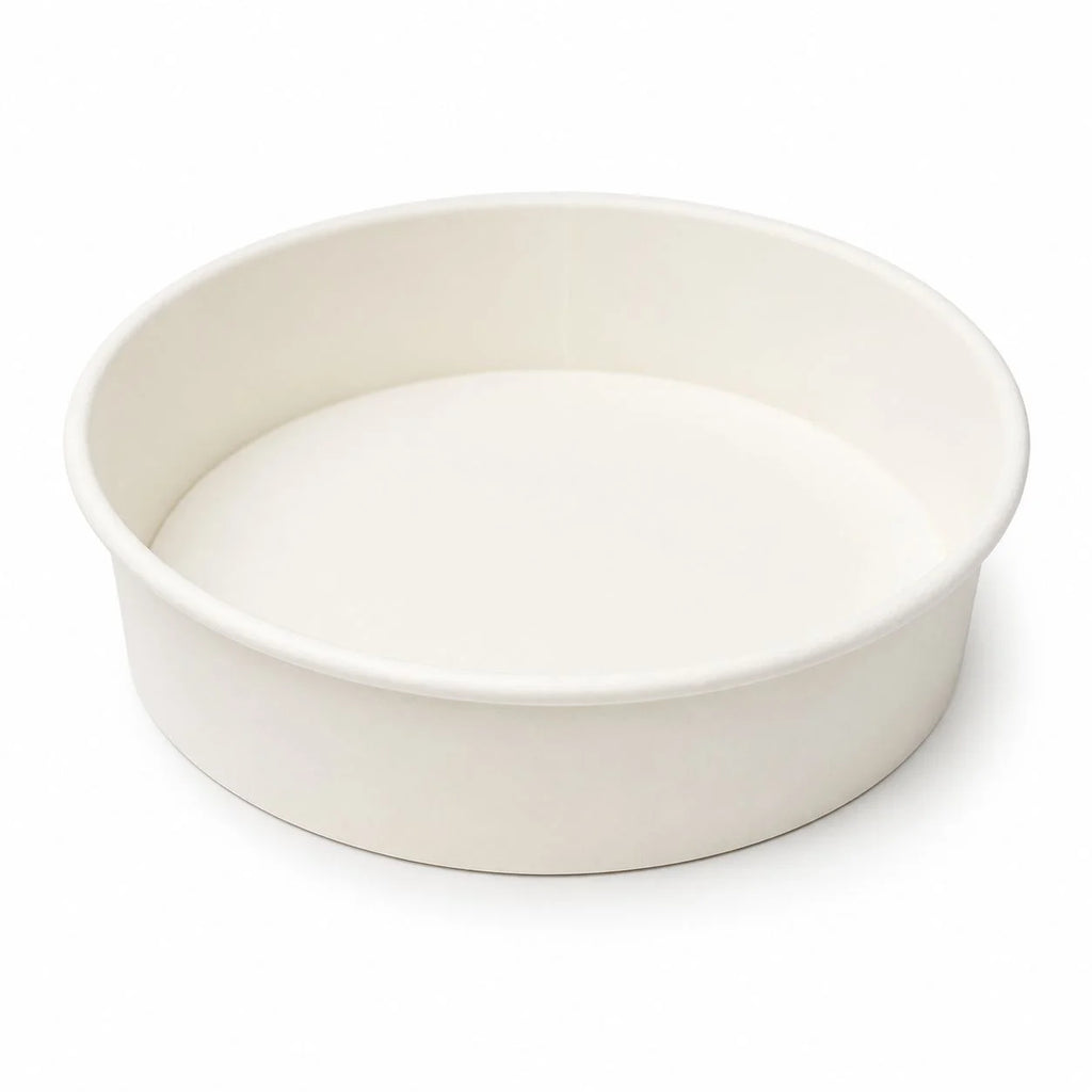 24 OZ ROUND WHITE PAPER CONTAINER WIDE