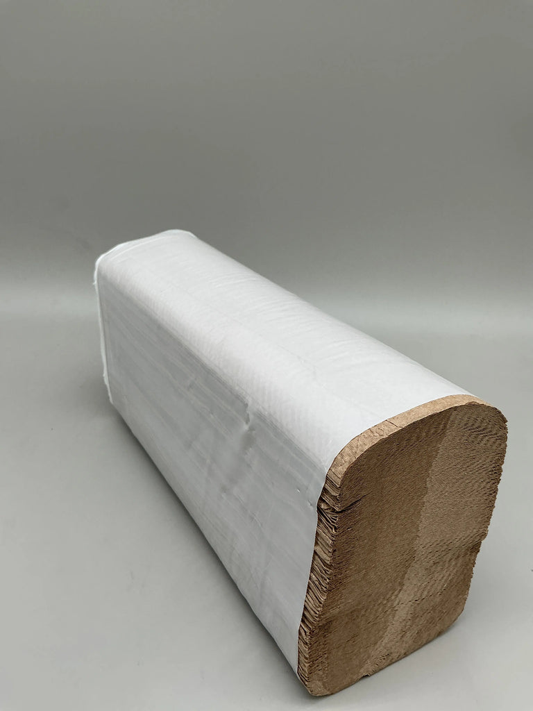 MULTIFOLD PAPER TOWELS BROWN 1-PLY 9"*9" - APSIC