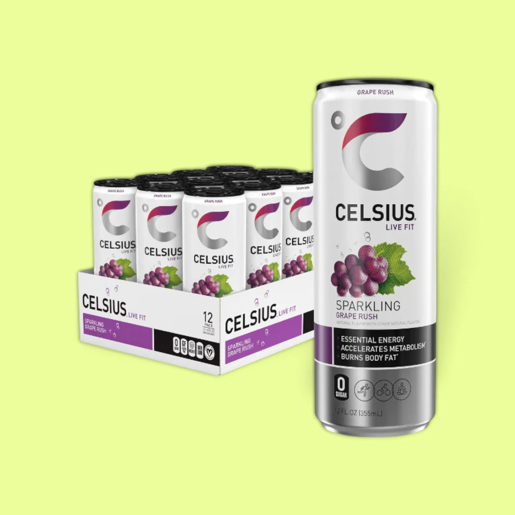 CELSIUS GRAPE RUSH 12/12 OZ
