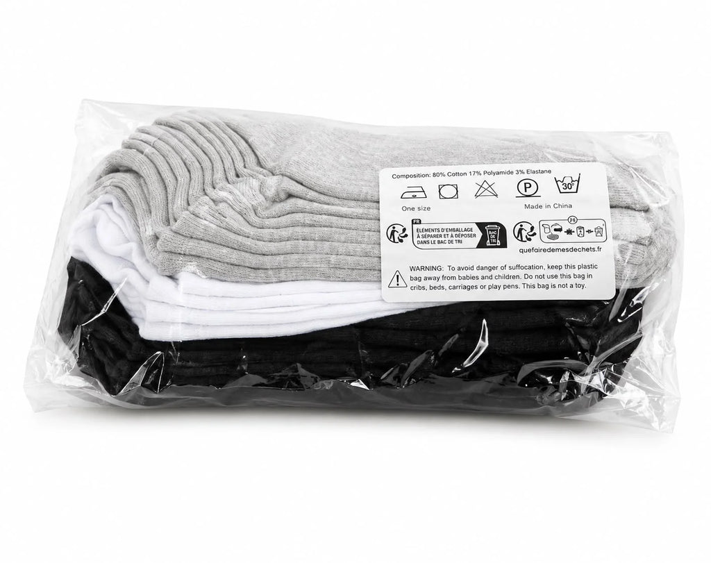 GENERIC SMALL SOCKS PACK OF 12 PAIRS ONE SIZE