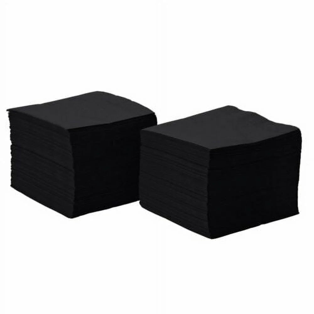 9 * 9 INCH 2-PLAY BLACK BEVERAGE NAPKIN - WINSIGHT, INC (DHG)