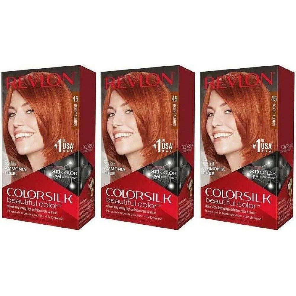 REVLON COLORSILK 45 BRIGHT AUBURN 59.1 ML