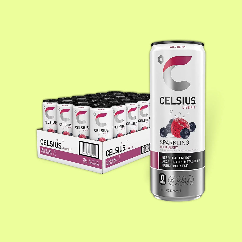 CELSIUS SPARKLING WILD CHERRY 24*12 OZ