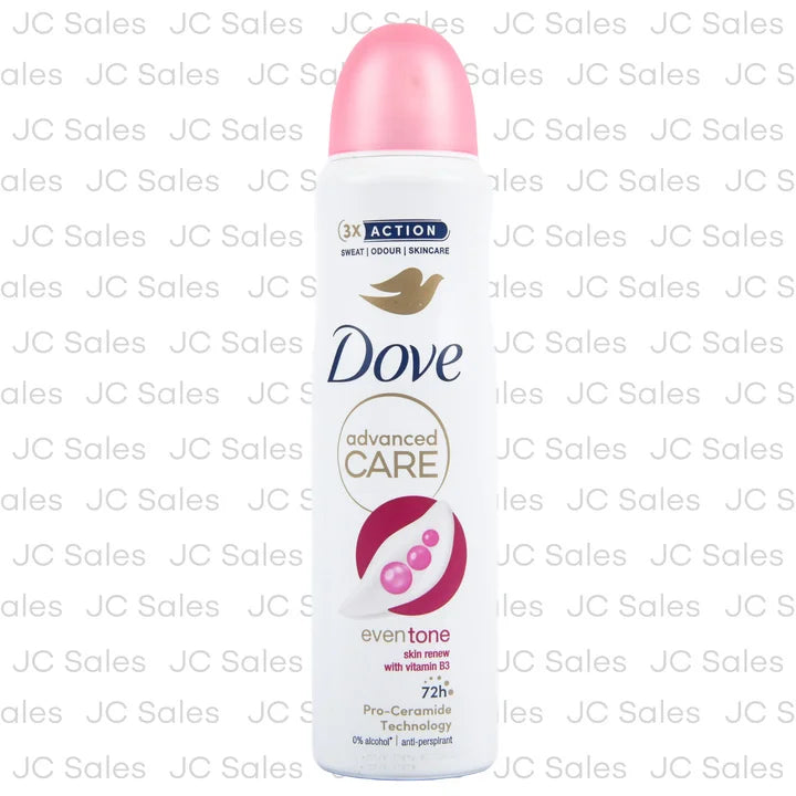 DOVE ADVANCED CARE EVEN TONE 72HR DEODRANT SPRAY 150 ML