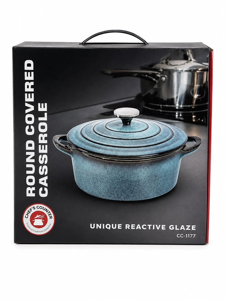 ROUND COVERD CASSEROLE
