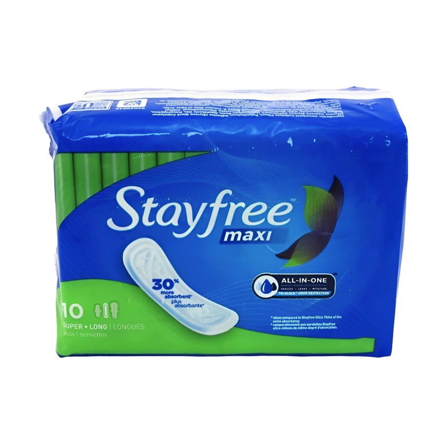 STAYFREE MAXI PAD ALL IN ONE 10 PCS