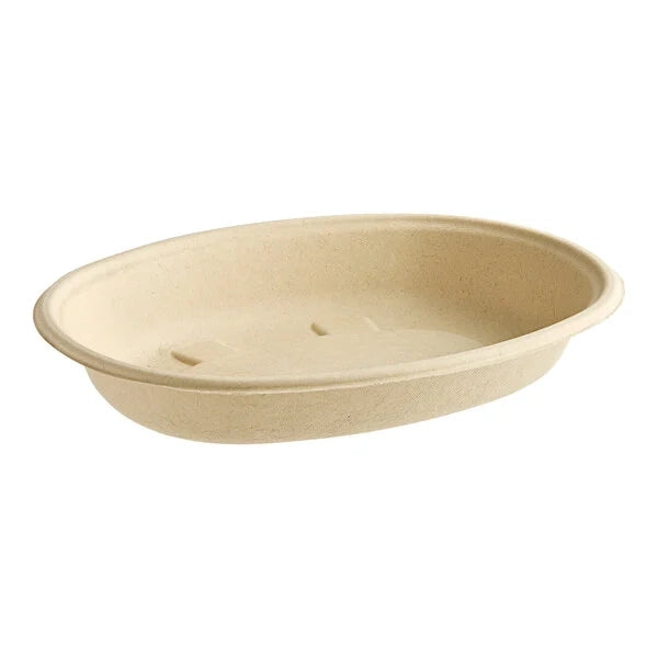 26 OZ OVAL BAGASSE BOWL