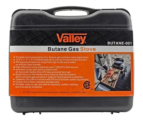 VALLEY BUTANE GAS STOVE