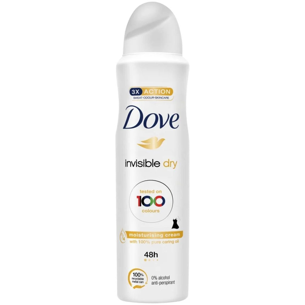 DOVE BODY SPRAY DEODORANT 150 ML ADVANCED CARE INVISIBLE DRY 150 ML