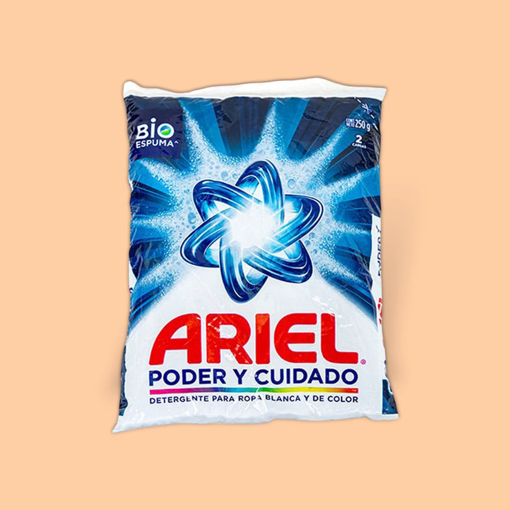 ARIEL PODER Y CUIDADO LAUNDRY DETERGENT 250 G