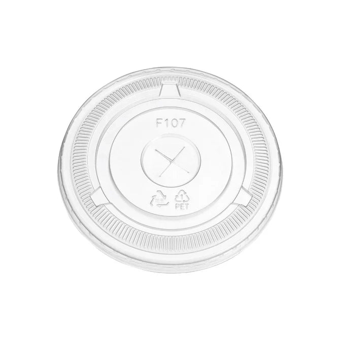 FLAT LIDS FOR 9 OZ 12 OZ PET CUP (92MM)