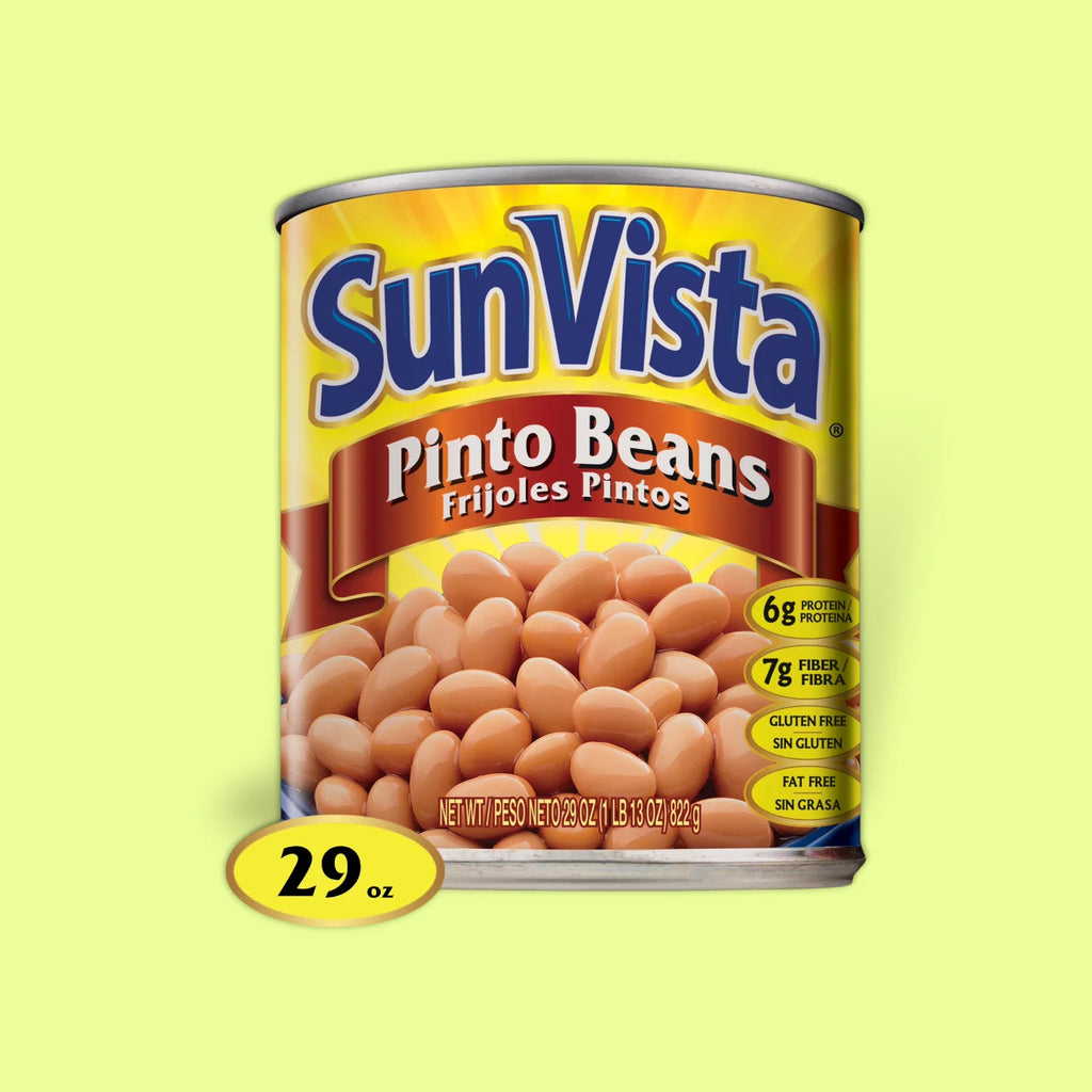SUN VISTA PINTO BEANS 29 OZ