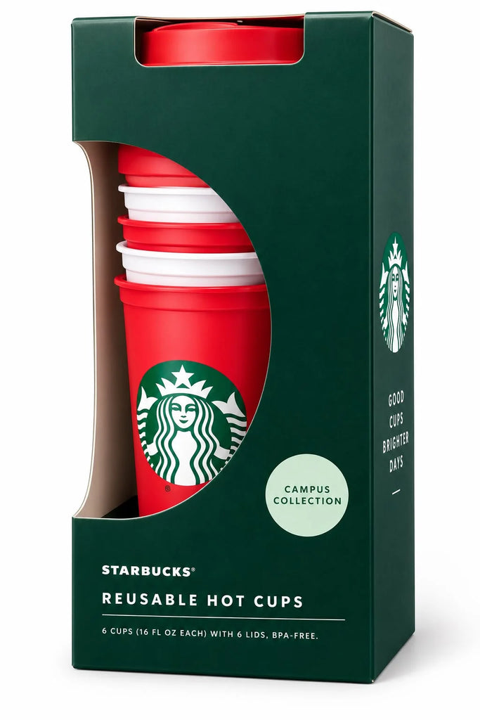 STARBUCKS REUSABLE HOT CUPS 16 FL OZ