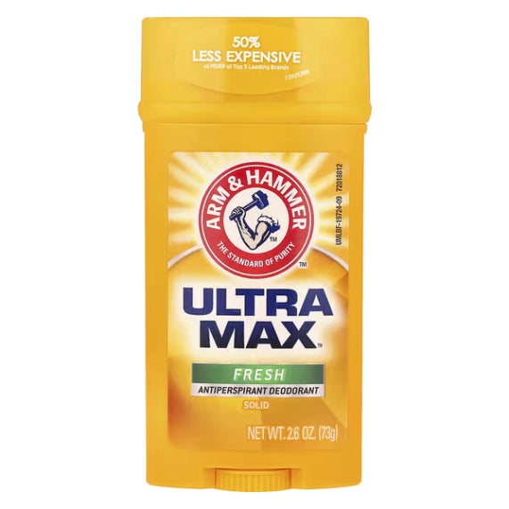 ARM & HAMMER ULTRA MAX FRESH DEODORANT STICK 2.6 OZ