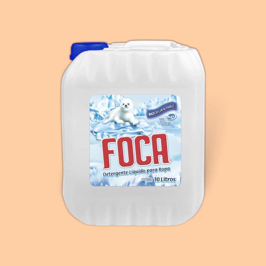 Foca detergente liquido para ropa 10 L