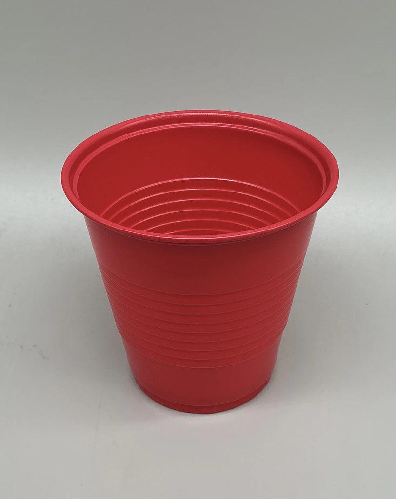 12 OZ PLASTIC CUP RED - DISPOZEIT