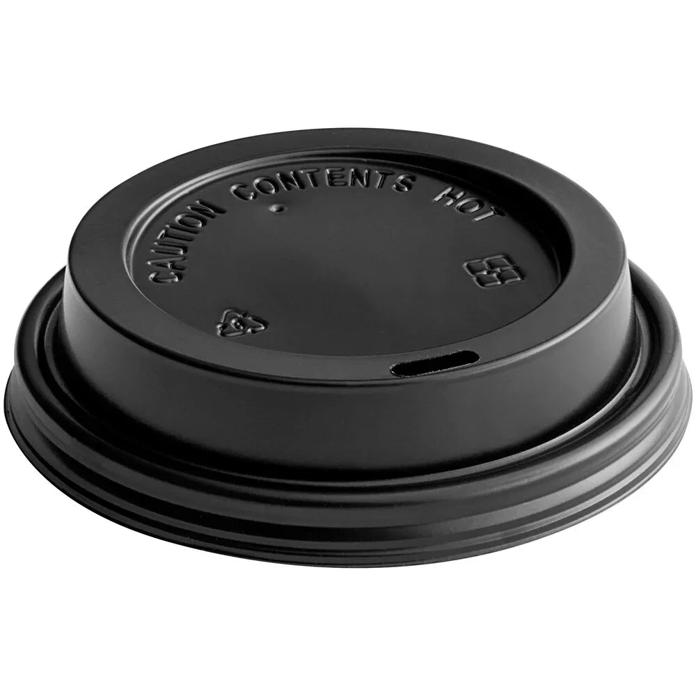 LID FOR 10OZ 12OZ 16OZ 20OZ 24OZ PAPER HOT CUP BLACK