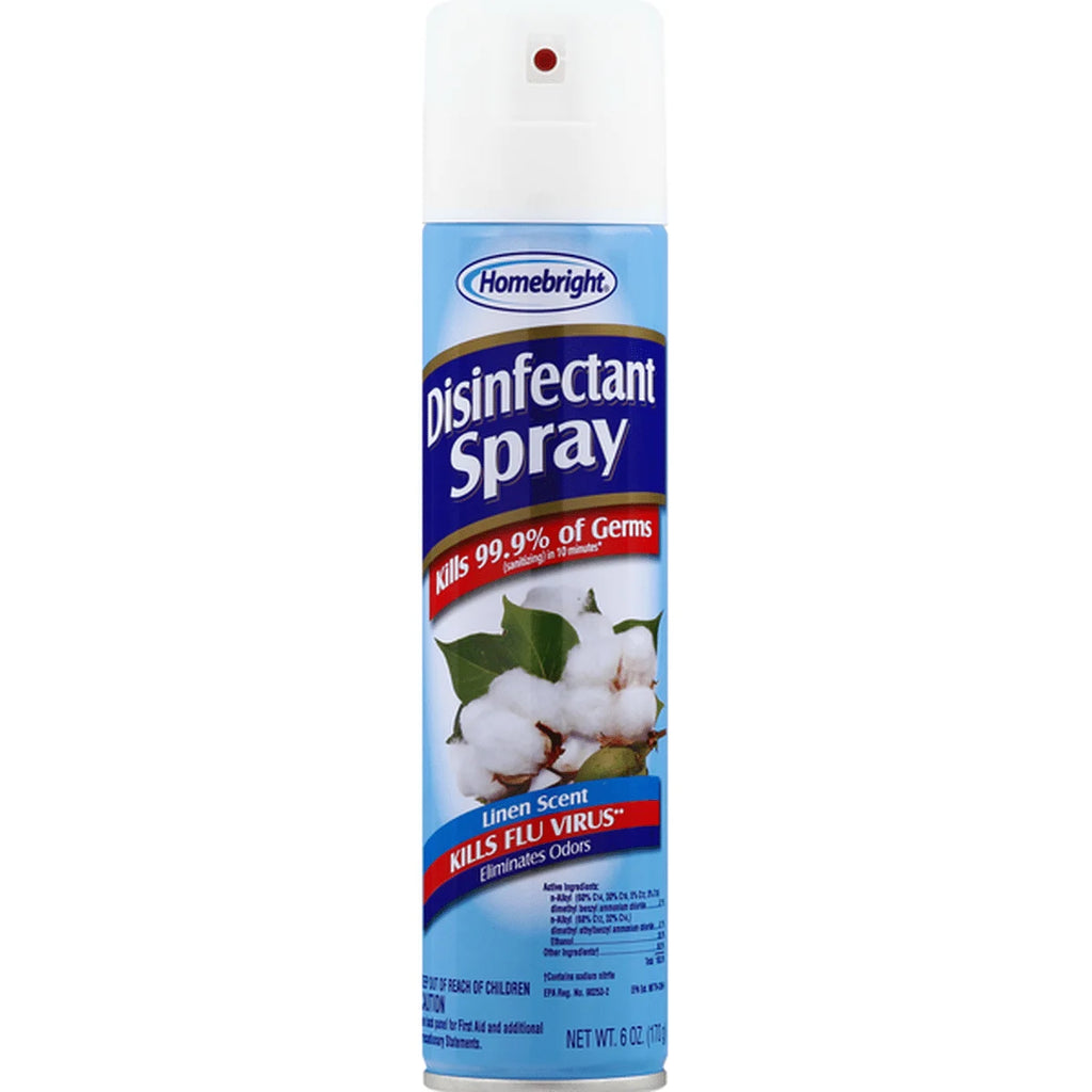 HOMEBRIGHT DISINFECTANT SPRAY LINEN SCENT