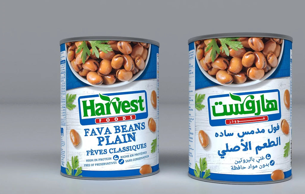 HARVEST FAVA BEANS PLAIN 400 G CAN