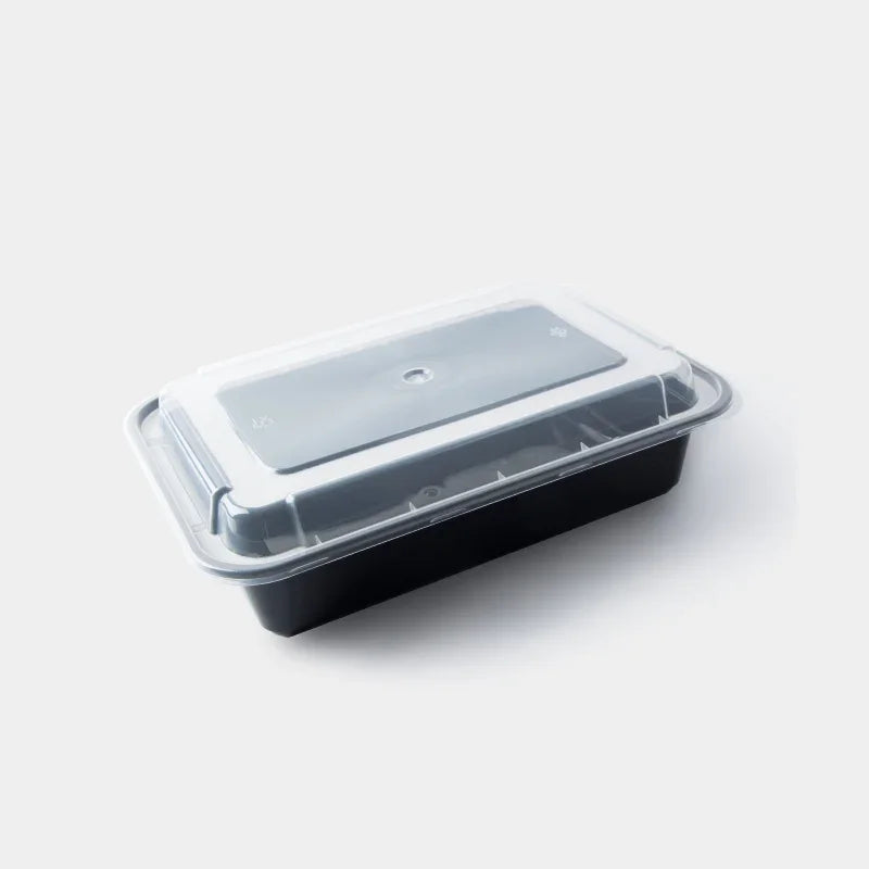 32 OZ PP RECTANGULAR FOOD CONTAINER W/LID