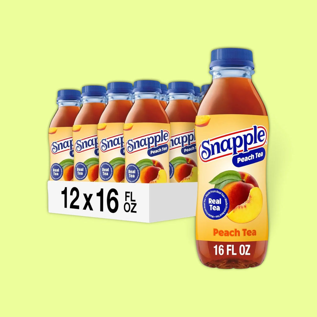 SNAPPLE PEACH TEA 12/16 OZ