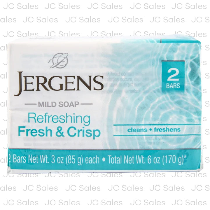JERGENS MILD SOAP REFRESHING FRESH AND CRISP 3 OZ