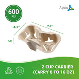 2 CUP CARRIED (8 OZ - 16 OZ) - APSIC