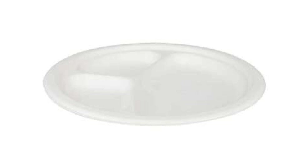 10" 3COMP WHITE BAGGE FOAM PLATE - REYMA