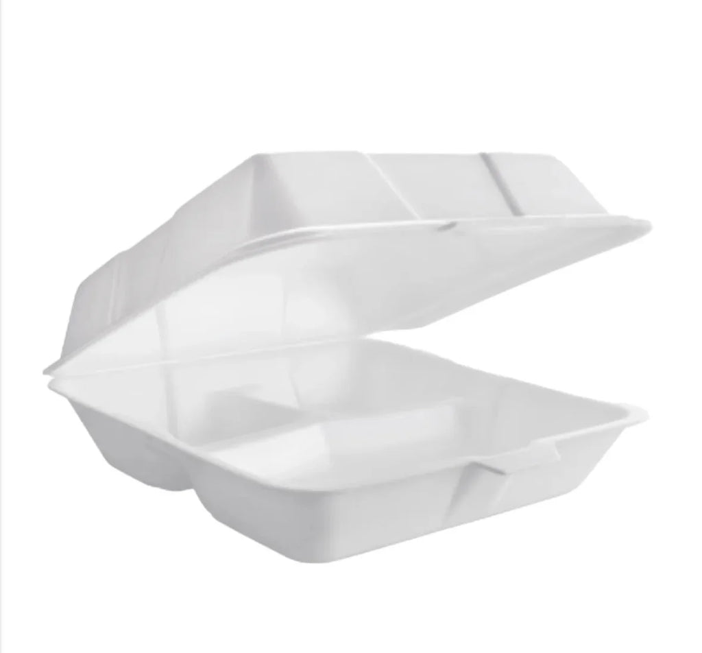 9*9*3 LARGE HINGD FOAM CONTAINER  - REYMA