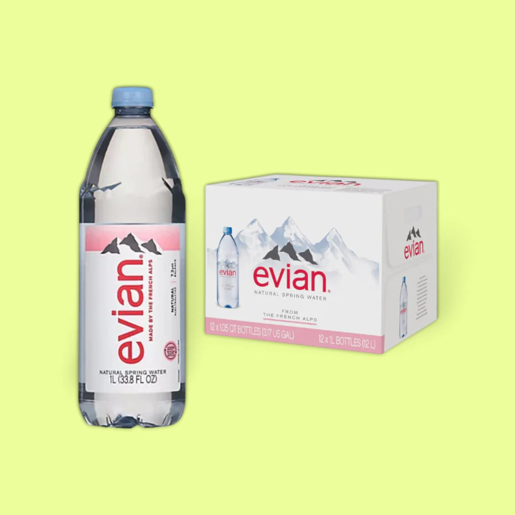 EVIAN WATER 12/1 LT