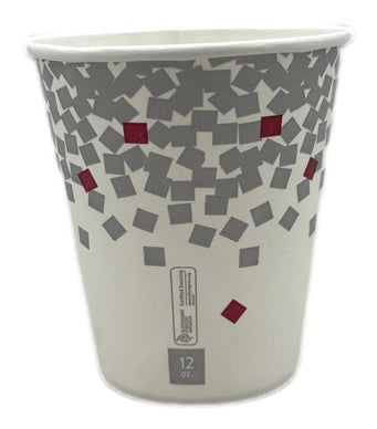 12 OZ PAPER SQUAT COLD CUP