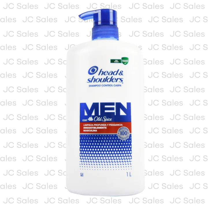 HEAD AND SHOULDERS ANTI DANDRUFF SHAMPOO MEN WITH OLD SPICE 1 L