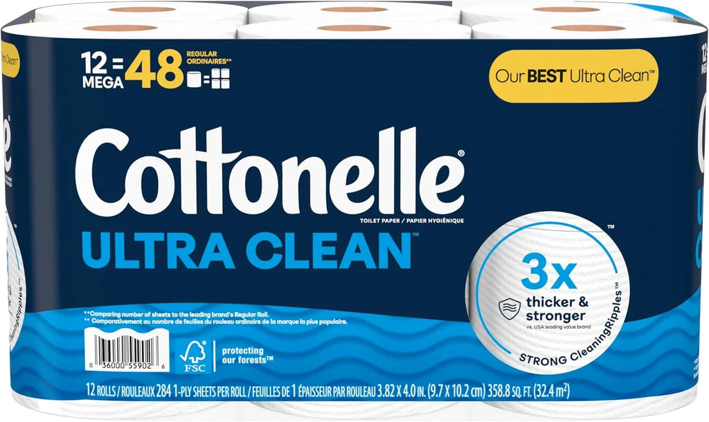 COTTONELLE ULTRA CLEAN TOILET PAPER