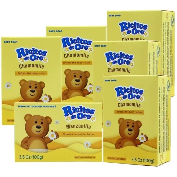 RICITOS DE ORO BABY SOAP 3.5 OZ