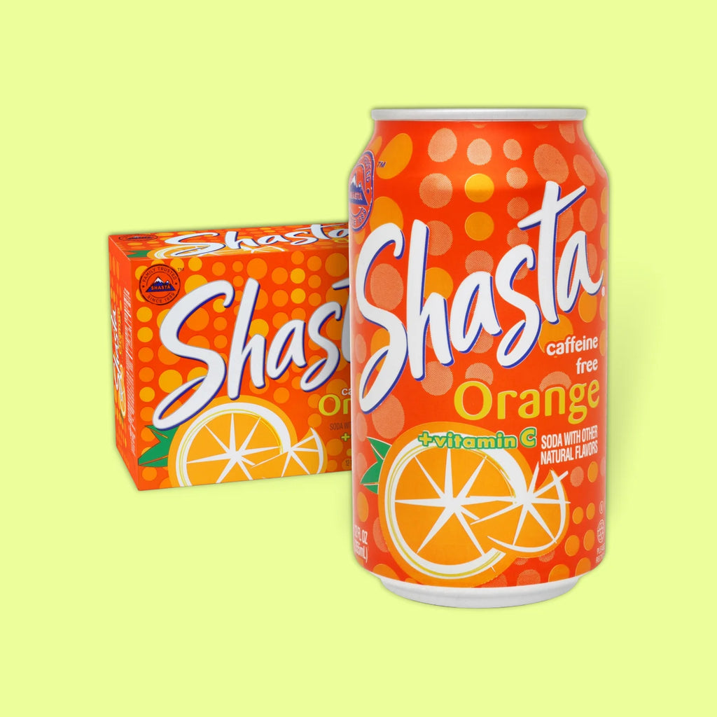 SHASTA ORANGE 2/12PK/12 OZ