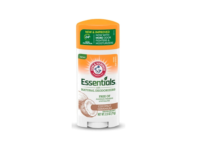 ARM & HAMMER COCONUT GERANIUM DEODORANT STICK 2.5 OZ