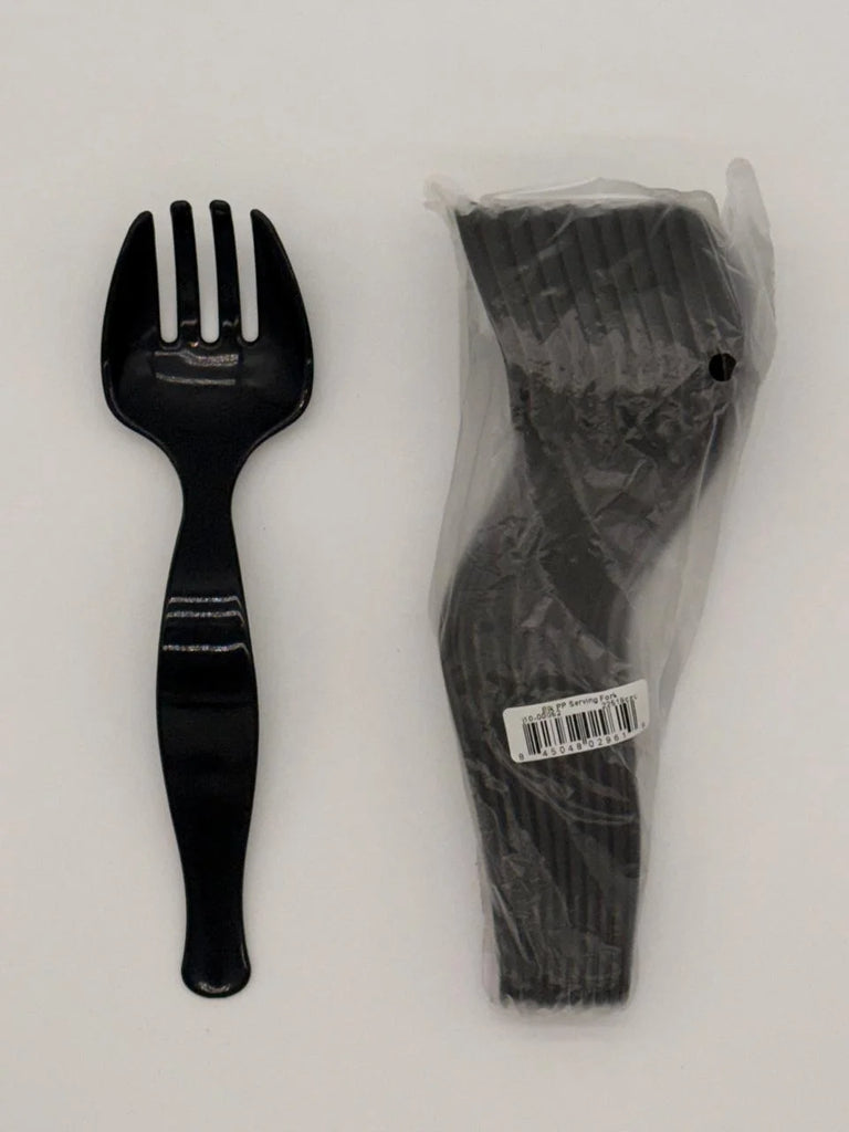 BLACK PP SERVING FORK