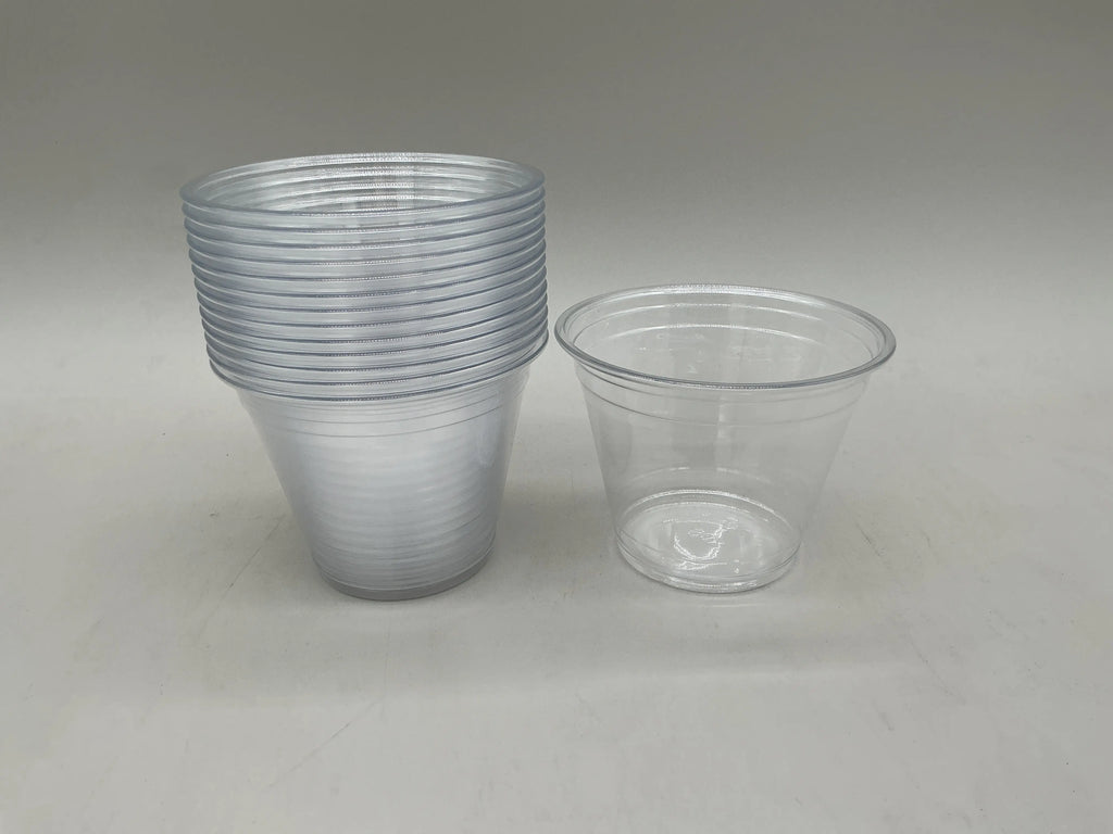 9 OZ CLEAR PET PLASTIC COLD CUP (92MM)