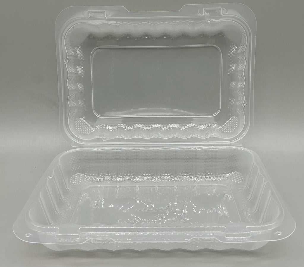 9*6*1 COMP PP CLEAR HINGED FOOD CONTAINER