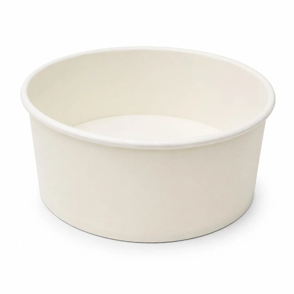 45 OZ ROUND WHITE PAPER CONTAINER
